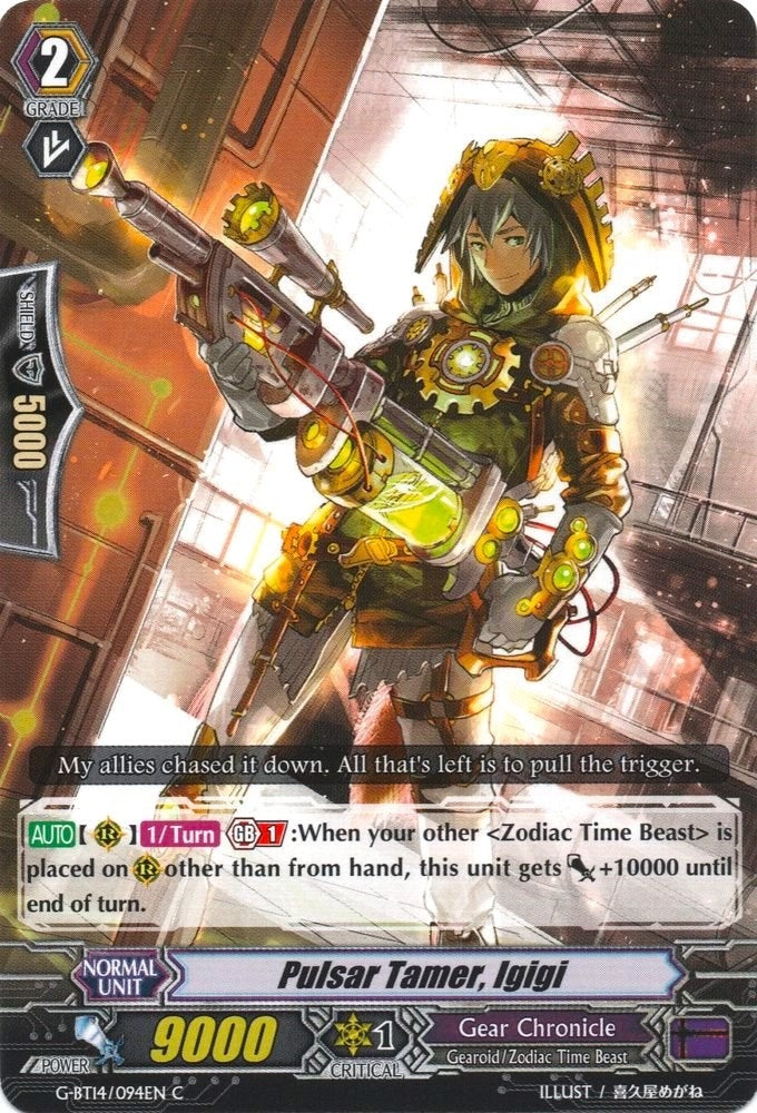 Pulsar Tamer Igigi (14094) [G-BT14] - Cardfight Vanguard Single