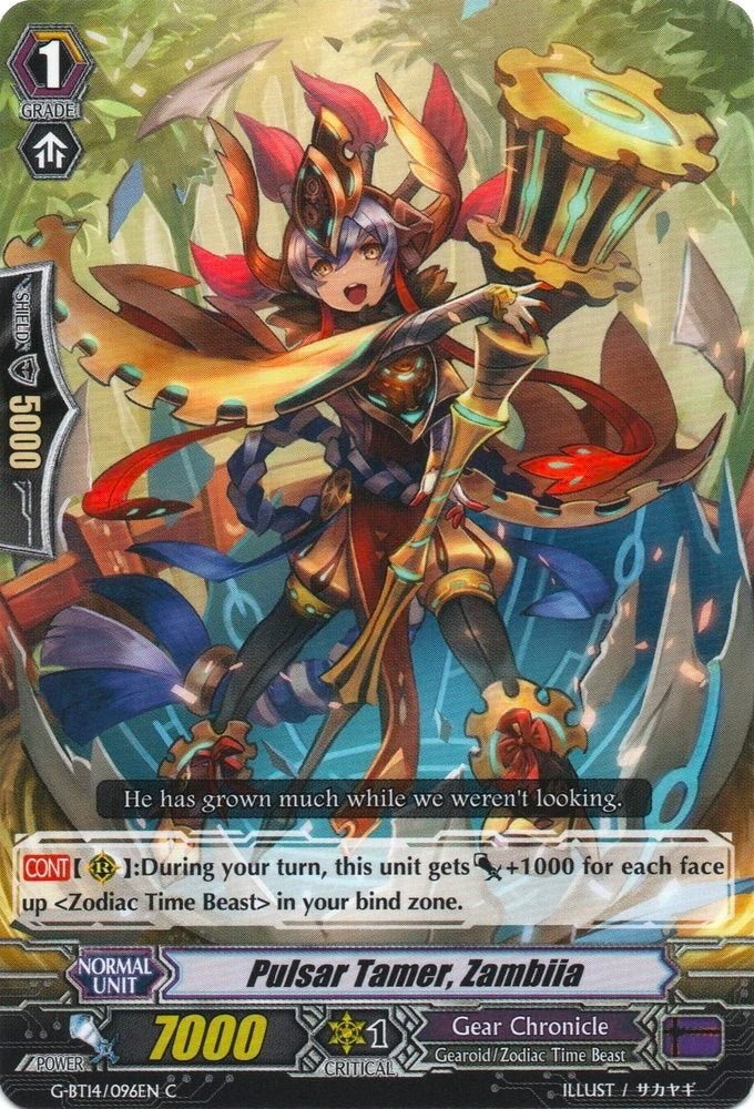 Pulsar Tamer Zambiia (14096) [G-BT14] - Cardfight Vanguard Single