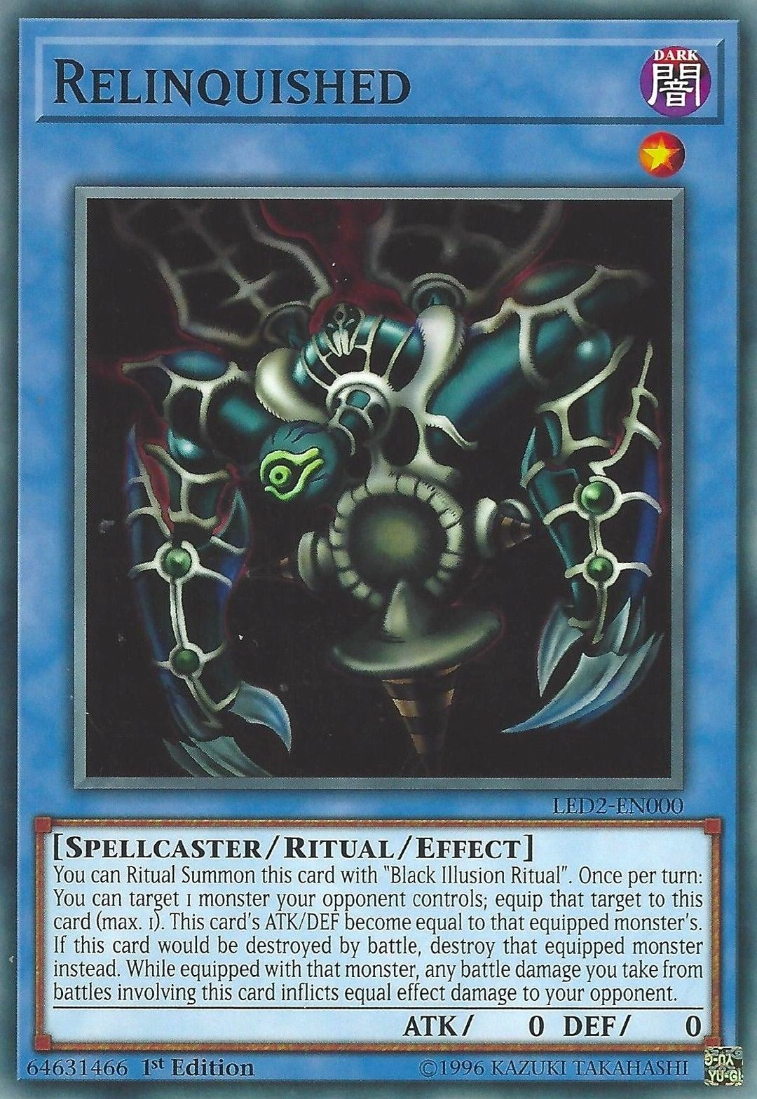Relinquished (2000) (LDAM) - YuGiOh Single