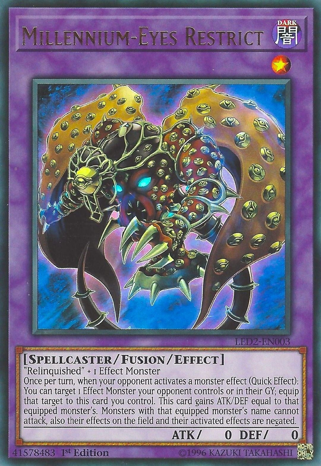 Millennium-Eyes Restrict (2003) (LDAM) - YuGiOh Single