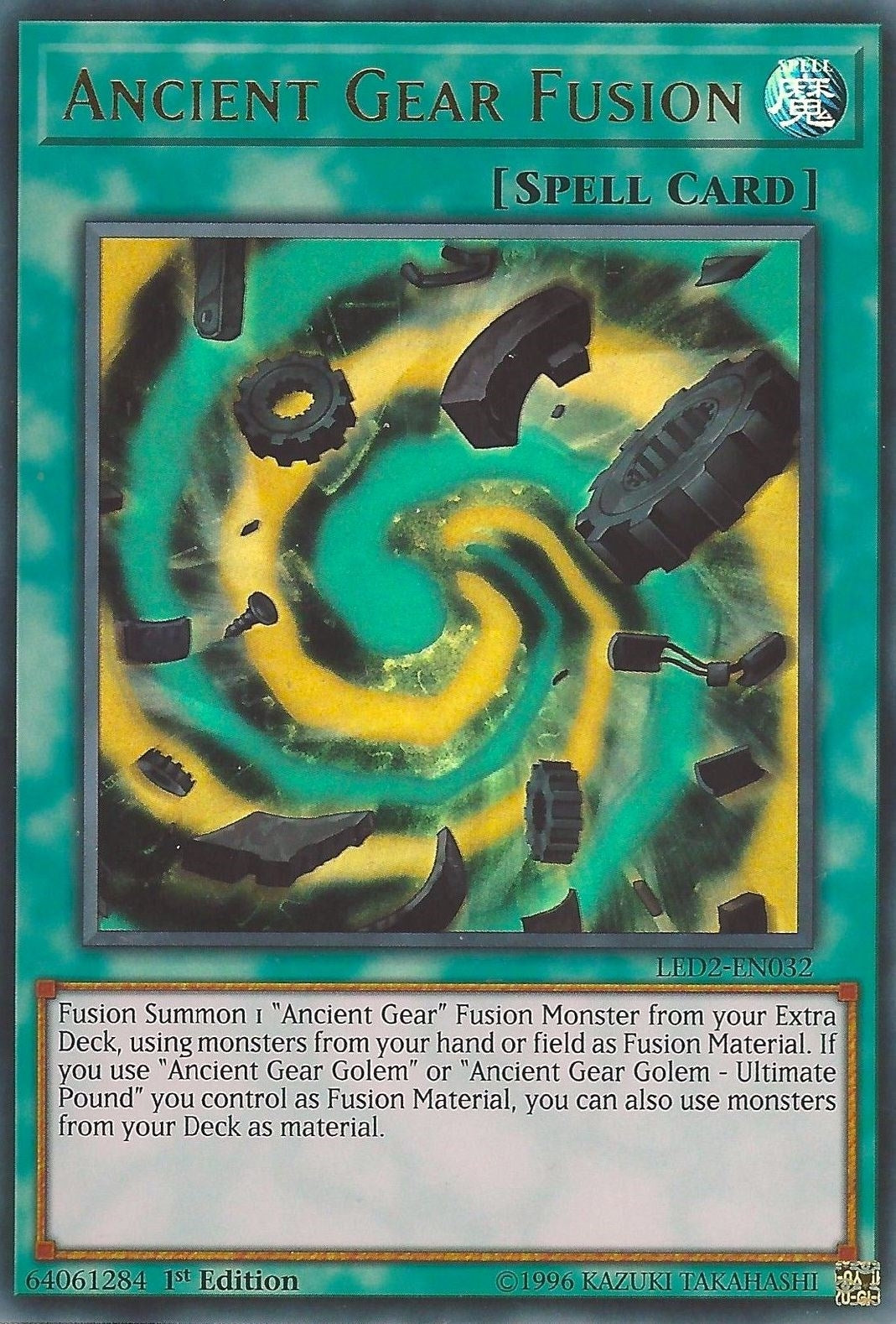 Ancient Gear Fusion (2032) (LDAM) - YuGiOh Single