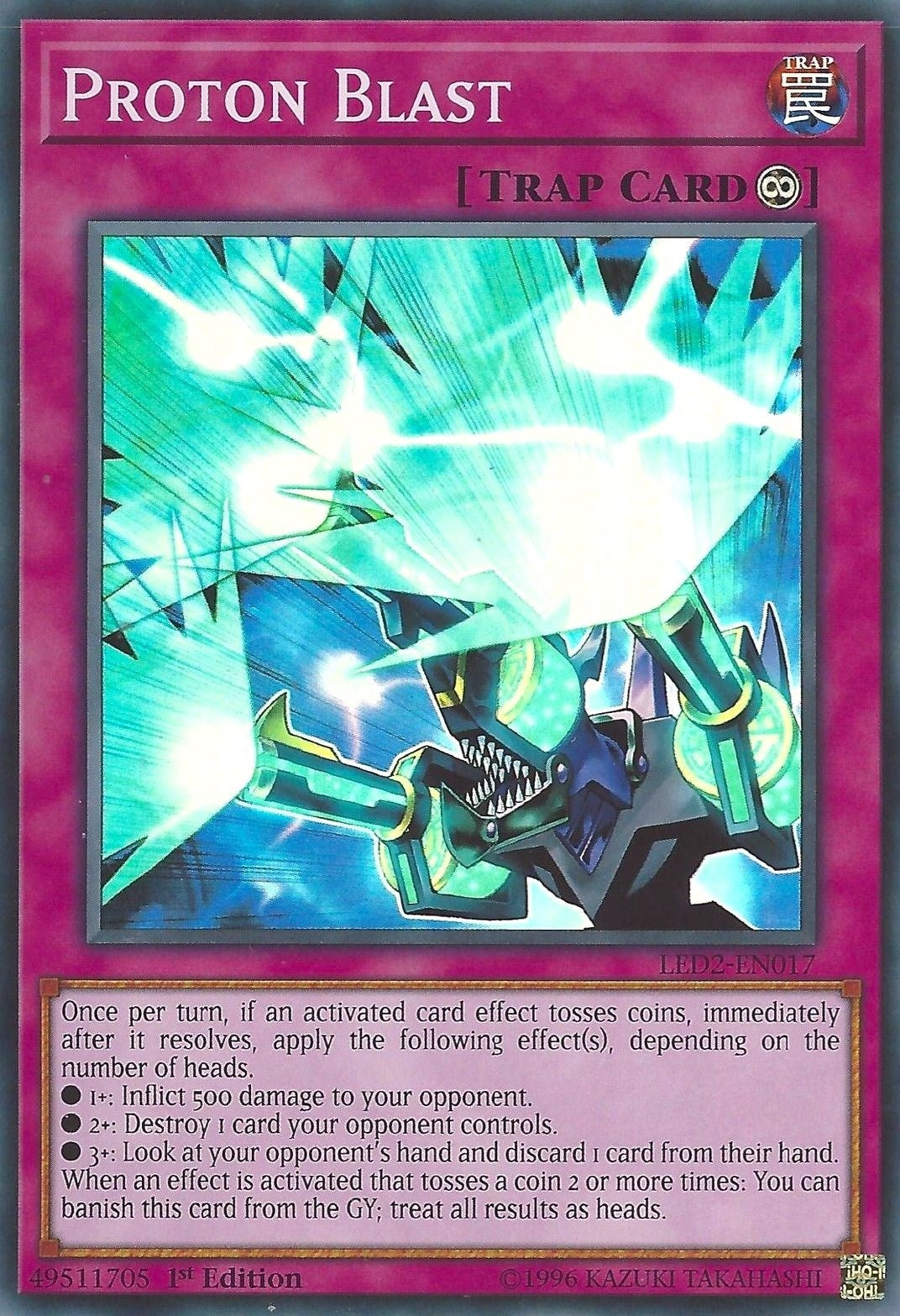 Proton Blast (2017) (LDAM) - YuGiOh Single