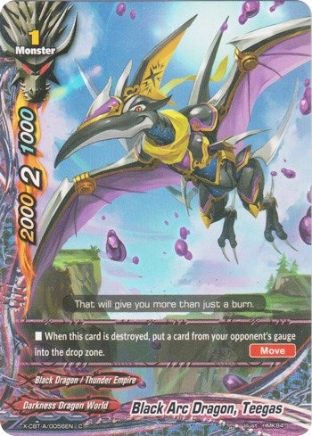 Black Arc Dragon Teegas (56) [X-CBT] - Future Card BuddyFight Single
