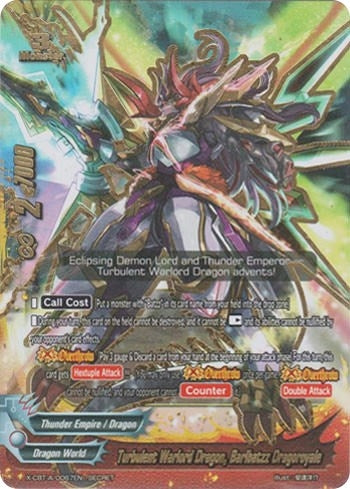 Turbulent Warlord Dragon Barlbatzz Dragoroyale (67) [X-CBT] - Future Card BuddyFight Single