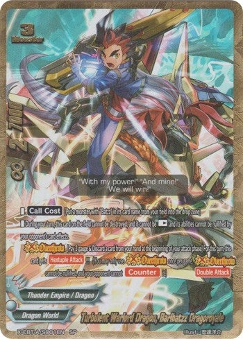 Turbulent Warlord Dragon Barlbatzz Dragoroyale (SP) (1) [X-CBT] - Future Card BuddyFight Single