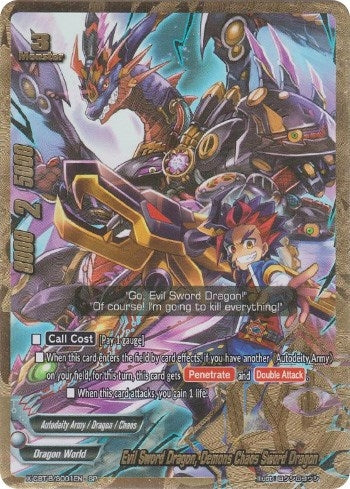 Evil Sword Dragon Demons Chaos Sword Dragon (SP) (1) [X-CBT] - Future Card BuddyFight Single