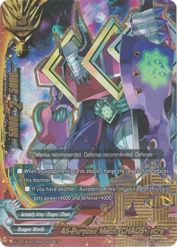 All-Purpose Mech CHAOS Tetra (70) [X-CBT] - Future Card BuddyFight Single