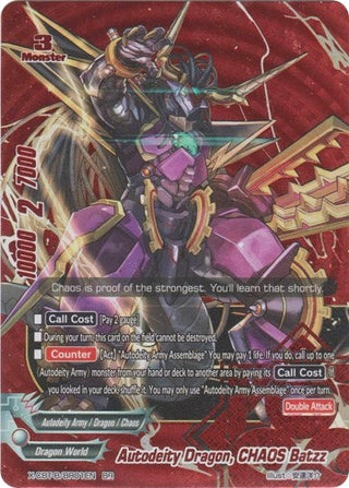 Autodeity Dragon CHAOS Batzz (BR) (1) [X-CBT] - Future Card BuddyFight Single
