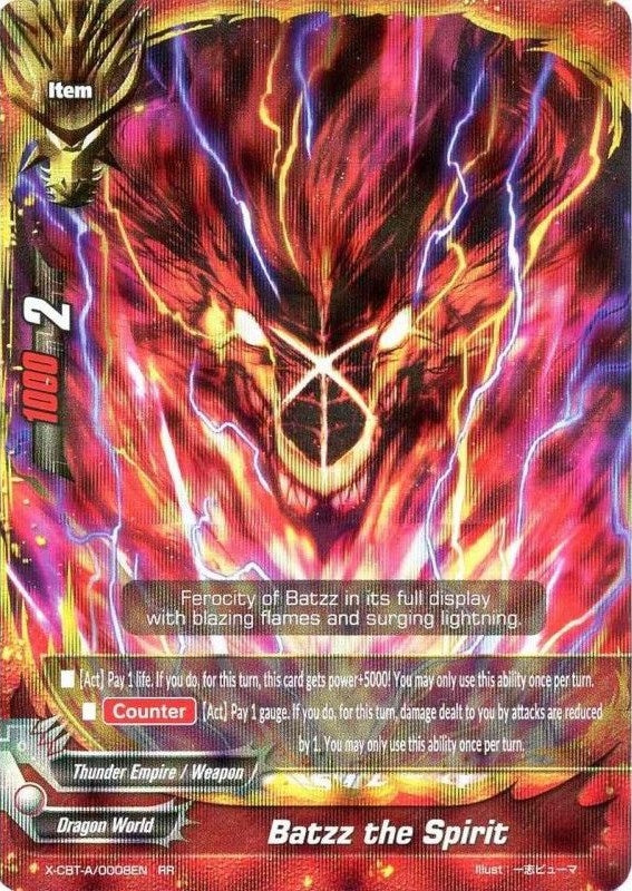 Batzz the Spirit (8) [X-CBT] - Future Card BuddyFight Single
