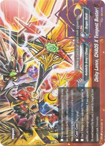 Deity Lance CHAOS X Tempest Buster! (21) [X-CBT] - Future Card BuddyFight Single