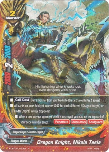 Dragon Knight Nikola Tesla (20) [X-CBT] - Future Card BuddyFight Single
