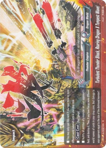 Turbulent Thunder Shock Roaring Dragon X Tempest Wave! (21) [X-CBT] - Future Card BuddyFight Single