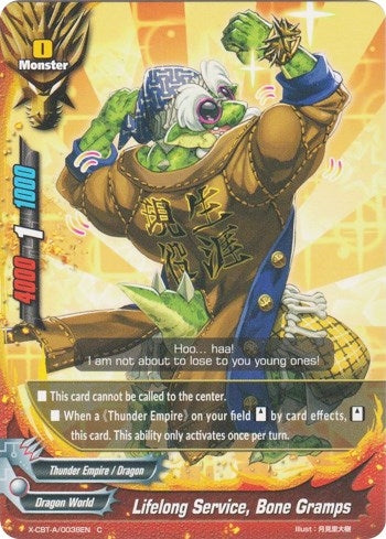 Lifelong Service Bone Gramps (38) [X-CBT] - Future Card BuddyFight Single