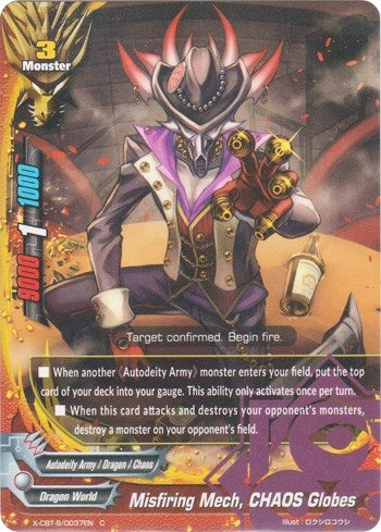 Misfiring Mech CHAOS Globes (37) [X-CBT] - Future Card BuddyFight Single