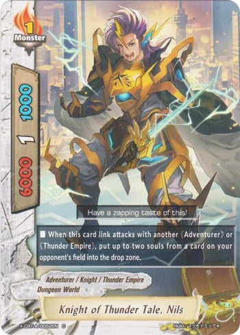 Knight of Thunder Tale Nils (52) [X-CBT] - Future Card BuddyFight Single