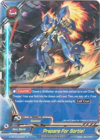 Prepare For Sortie! (32) [X-CBT] - Future Card BuddyFight Single