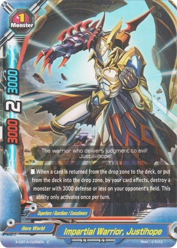 Impartial Warrior Justihope (58) [X-CBT] - Future Card BuddyFight Single