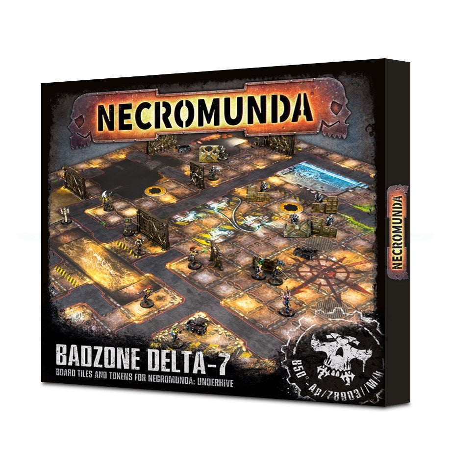 Necromunda: Underhive - Badzone Delta-7: Board tiles and tokens [ACCS] - Warhammer Game Accessories Sealed