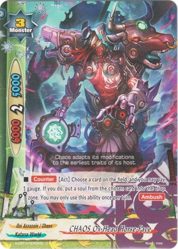 CHAOS Ox-Head Horse-Face (56) [X-CBT] - Future Card BuddyFight Single