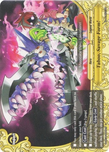 Taboo Savage Form! (65) [X-CBT] - Future Card BuddyFight Single