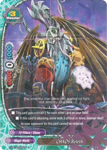 CHAOS Beleth (25) [X-CBT] - Future Card BuddyFight Single