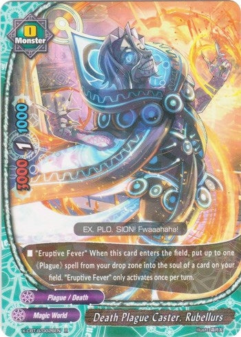 Death Plague Caster Rubellurs (26) [X-CBT] - Future Card BuddyFight Single