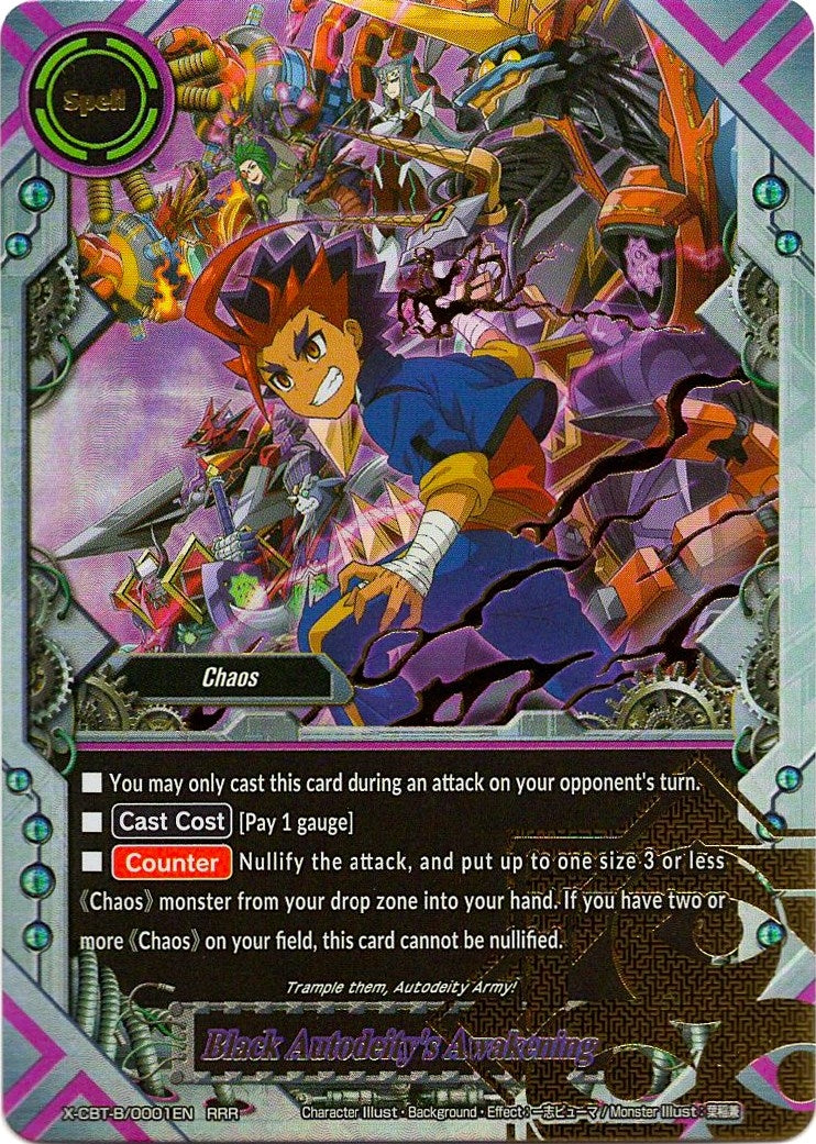 Black Autodeity’s Awakening (1) [X-CBT] - Future Card BuddyFight Single