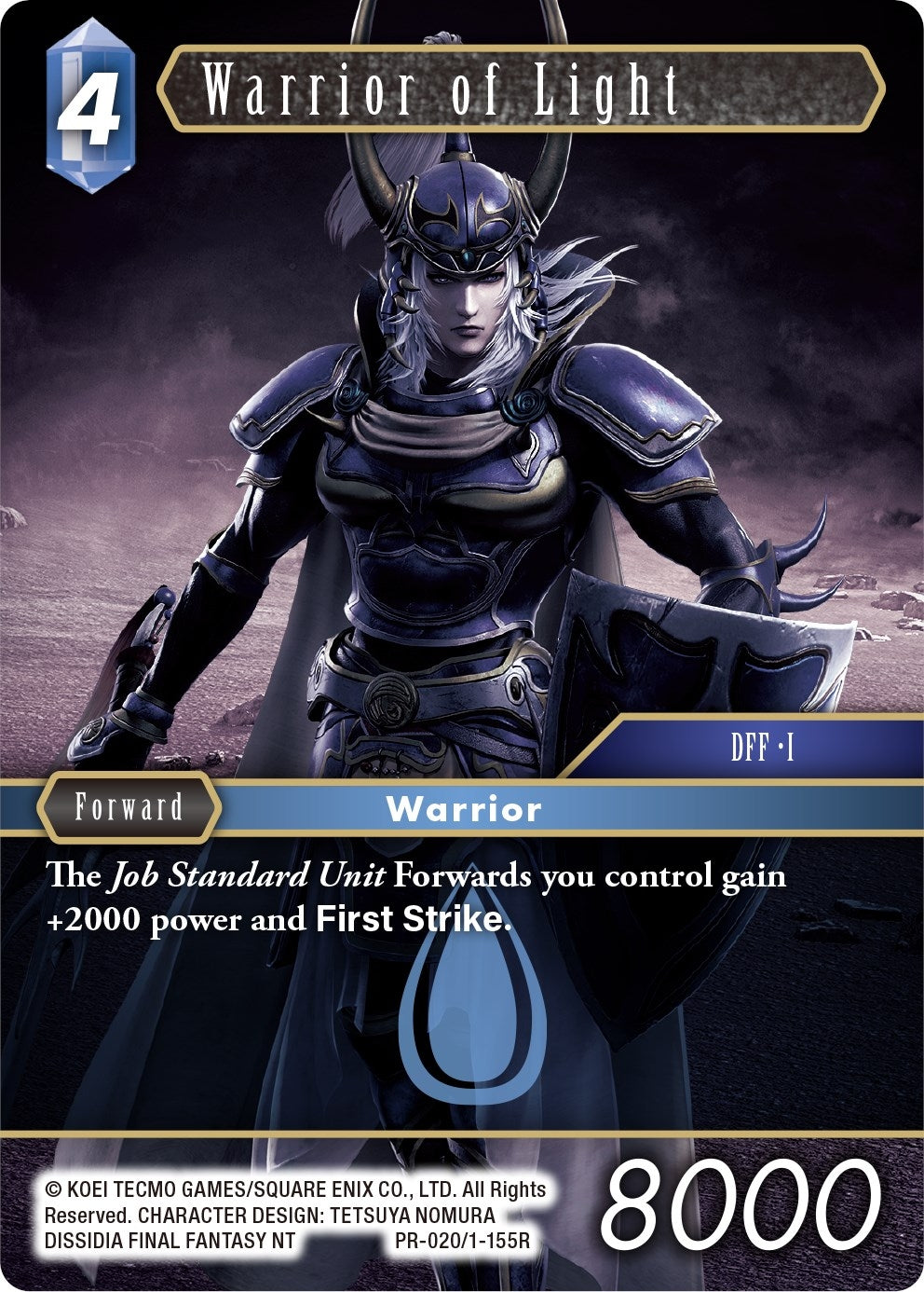 Warrior of Light (Water) (201155) [PR] - Final Fantasy TCG Single
