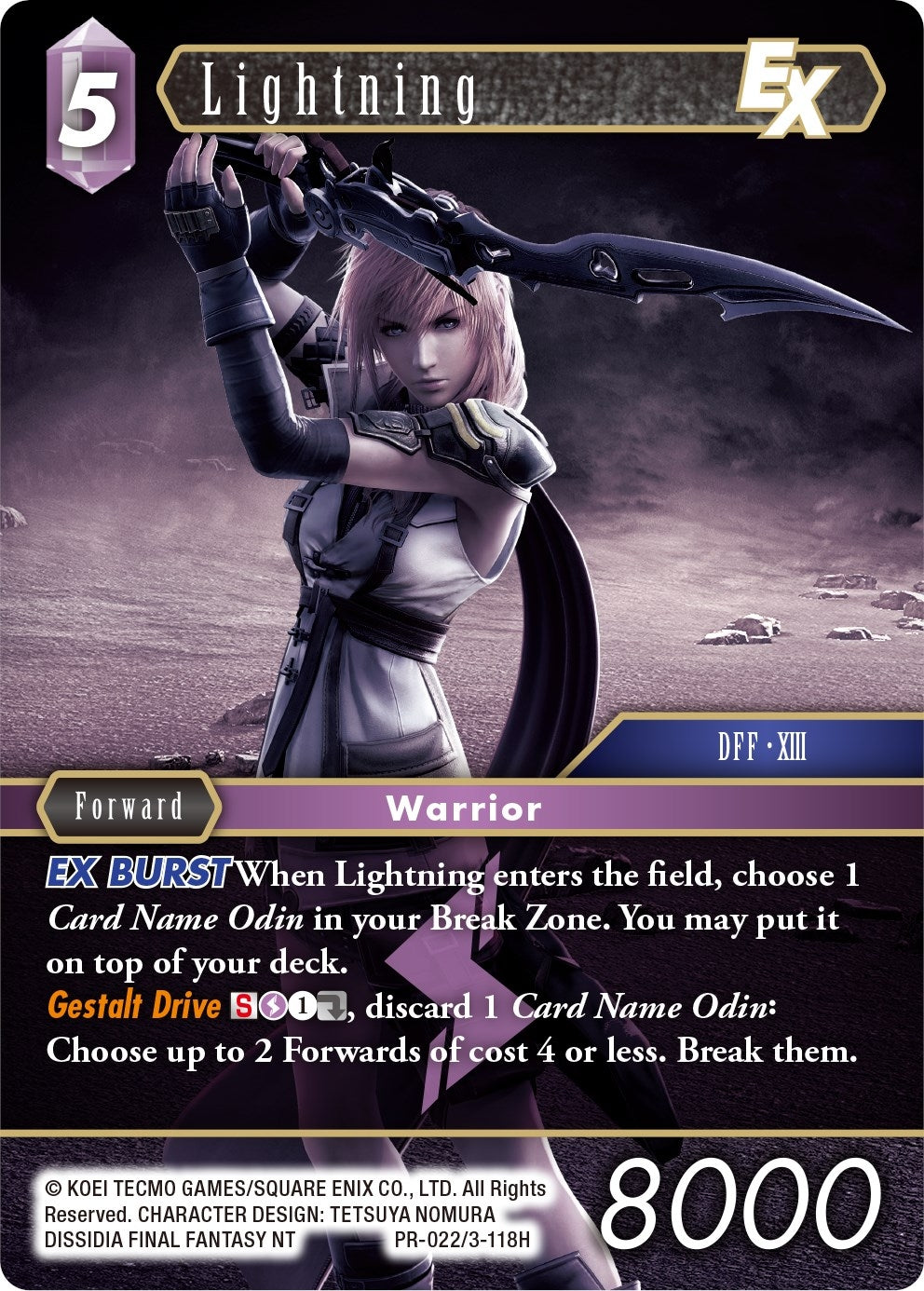 Lightning EX (223118) [PR] - Final Fantasy TCG Single
