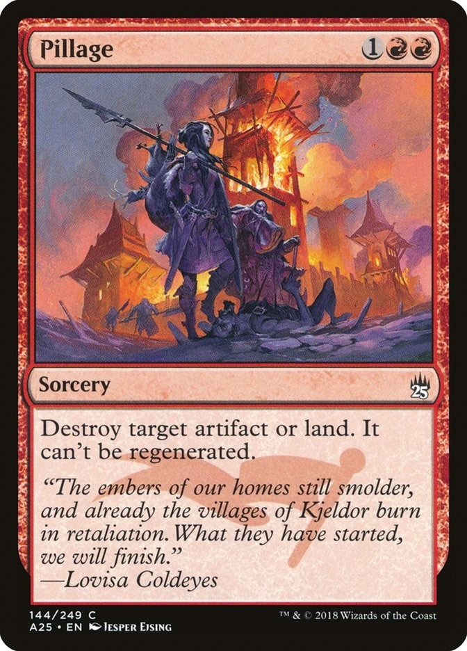 Pillage (144) [A25] - MTG Single