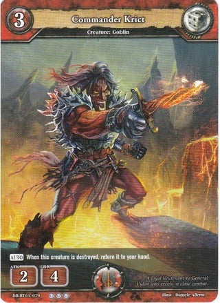 Commander Krict (3079) [BP03] - Dragoborne Single