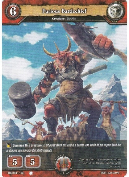 Furious Battlechief (3086) [BP03] - Dragoborne Single