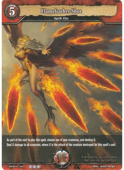 Flamefeather Shot (3093) [BP03] - Dragoborne Single