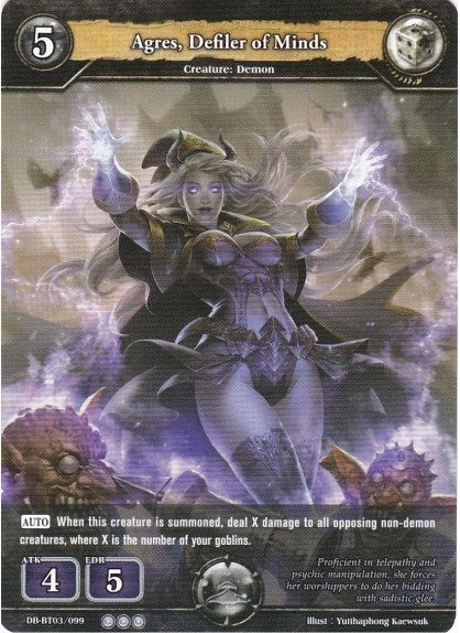 Agres Defiler of Minds (3099) [BP03] - Dragoborne Single
