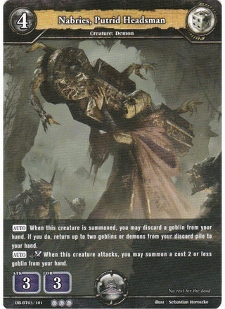 Nabries Putrid Headsman (3101) [BP03] - Dragoborne Single