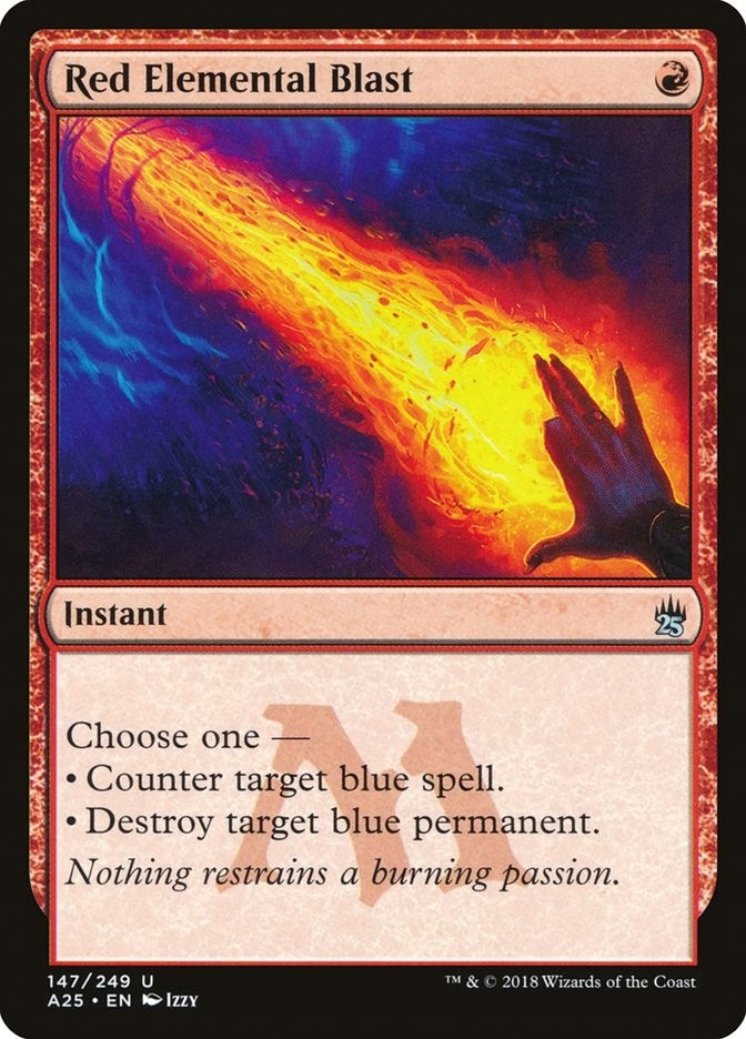 Red Elemental Blast (147) [A25] - MTG Single