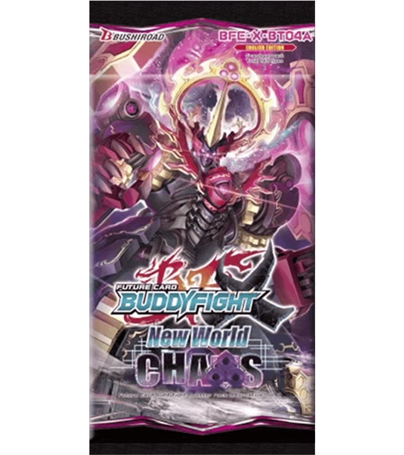 New World Chaos Booster Pack [X-BT04A] - Future Card BuddyFight Sealed