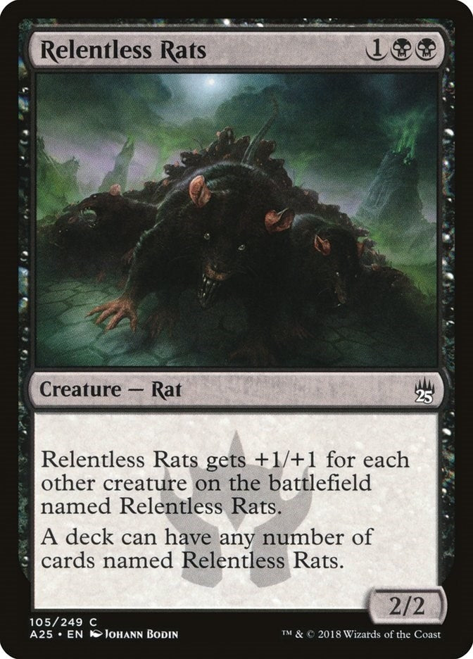 Relentless Rats (105) [A25] - MTG Single
