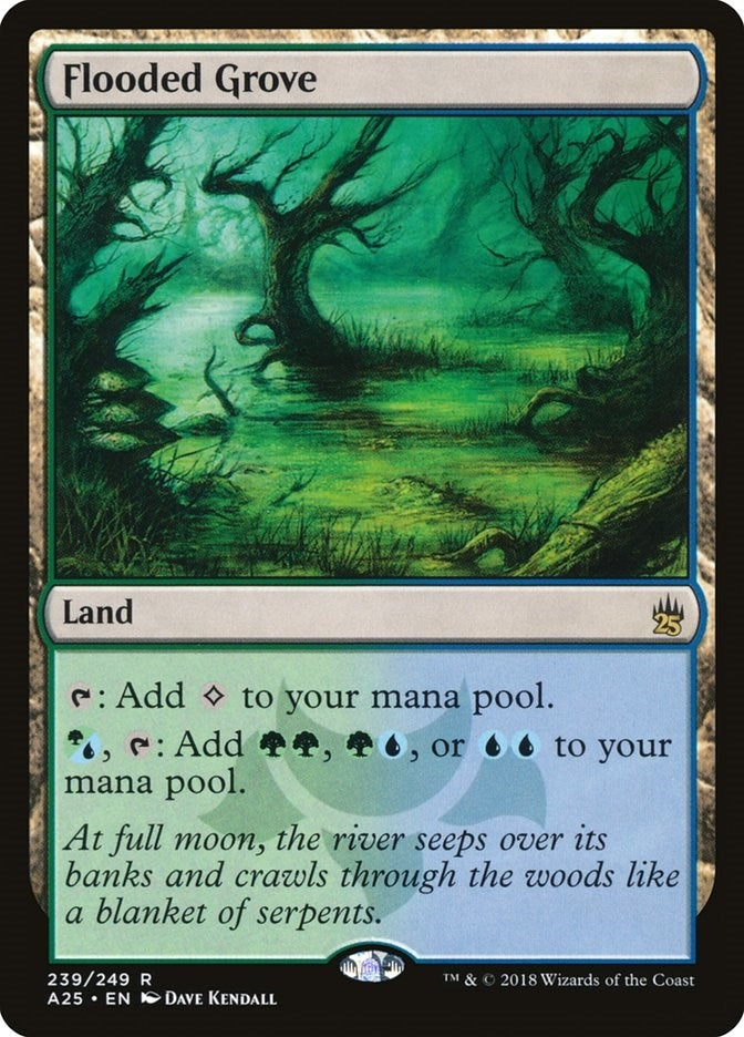 Flooded Grove (239) [A25] - MTG Single