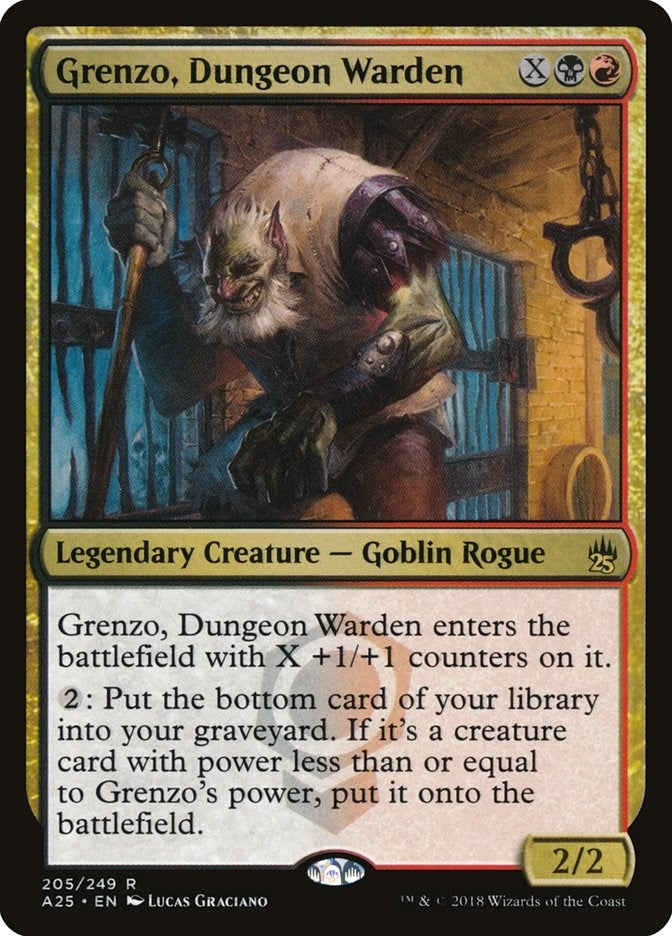 Grenzo Dungeon Warden (205) [A25] - MTG Single