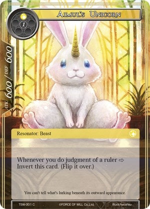 Aimul’s Unicorn // Aimul’s Twisted Beast (1) [TSW] - Force of Will Single