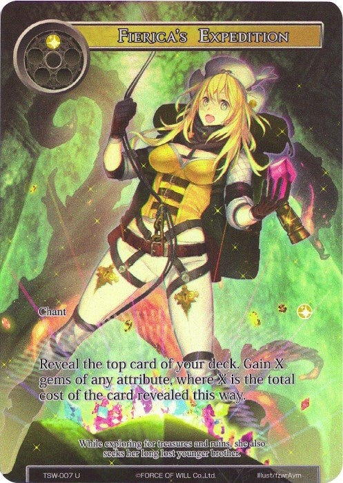 Fierica’s Expedition (Full Art) (7) [TSW] - Force of Will Single