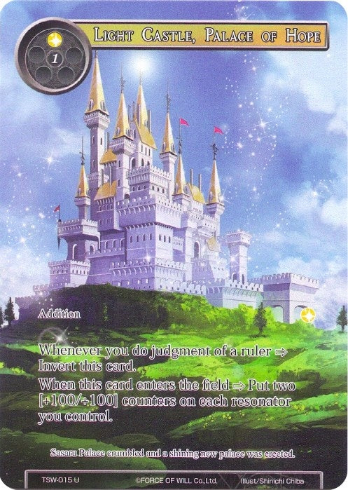 Light Castle Palace of Hope // Dark Castle Palace of Despair (Full Art) (15) [TSW] - Force of Will Single