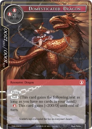 Domesticated Dragon (34) [TSW] - Force of Will Single