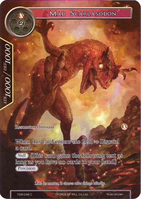Mad Scarlasodon (Full Art) (46) [TSW] - Force of Will Single