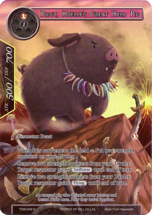 Piggy Hoelle’s Great Hero Pig (Full Art) (49) [TSW] - Force of Will Single