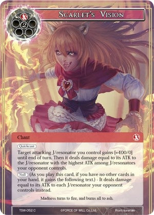 Scarlet’s Vision (52) [TSW] - Force of Will Single