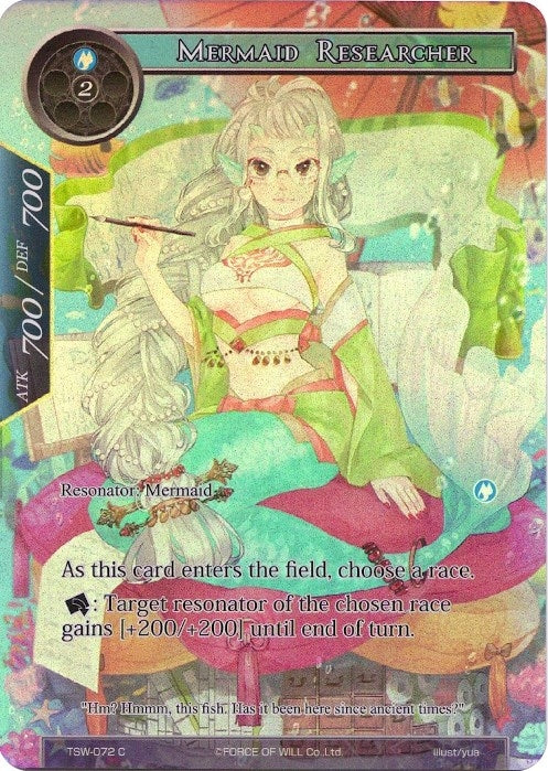 Mermaid Researcher (Full Art) (72) [TSW] - Force of Will Single