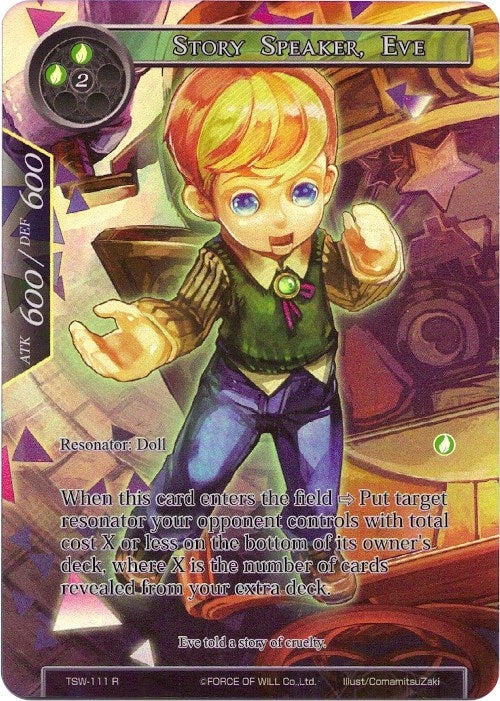 Story Speaker Eve (Full Art) (111) [TSW] - Force of Will Single
