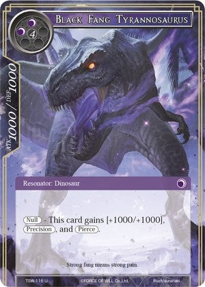 Black Fang Tyrannosaurus (116) [TSW] - Force of Will Single